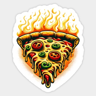 Faming Hot Spicy Pizza Lover Sticker